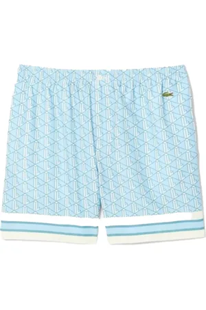 Lacoste Short Shorts, male, , Size: M Cotton Blend Relaxed Fit Shorts