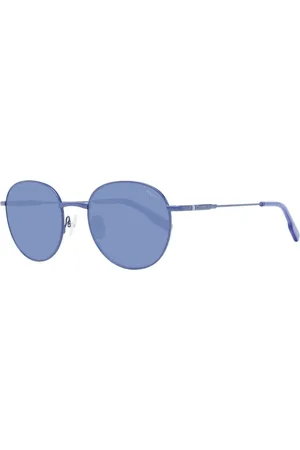 Hackett Sunglasses, male, , Size: ONE SIZE Round Metal Sunglasses