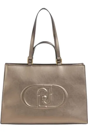 Liu Jo Handbags, female, , Size: ONE SIZE Bronze Tote Bag with Rfid Block