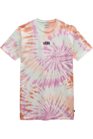 Vans T-Shirts, female, , Size: L White Tie Dye Long T-Shirt Dress
