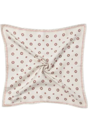 Brunello Cucinelli Pocket Scarves, male, , Size: ONE SIZE Geometric Silk Pocket Square