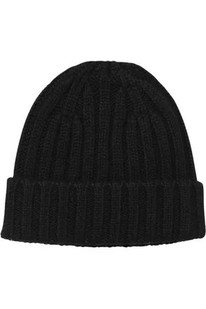 Aspesi Beanies, male, , Size: ONE SIZE Classic Ribbed Knit Beanie Hat