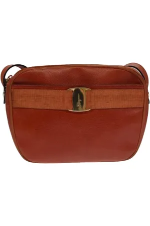 Salvatore Ferragamo Pre-owned Cross Body Bags, female, , Size: ONE SIZE Pre-owned Leather shoulder-bags