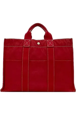 Hermès Pre-owned Tote Bags, female, , Size: ONE SIZE Pre-owned Canvas handbags