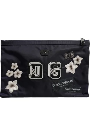 Dolce & Gabbana Clutches, female, , Size: ONE SIZE DG Logo Patch Clutch Bag