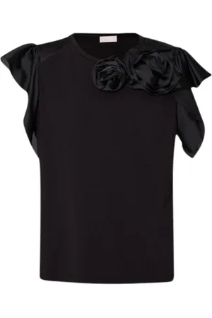 Liu Jo Blouses, female, , Size: XS Floral Jersey T-Shirt