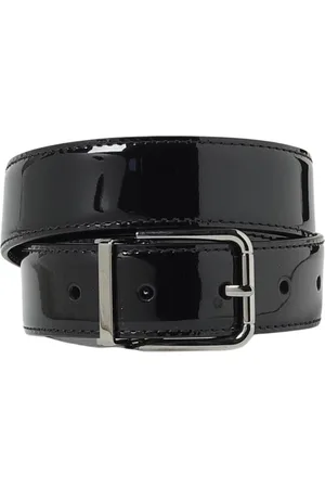 Dolce & Gabbana Belts, male, , Size: 85 CM Luxury Leather Belt with Buckle