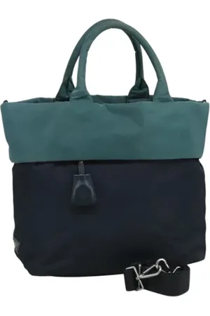 Prada Pre-owned Tote Bags, female, , Size: ONE SIZE Pre-owned Nylon totes