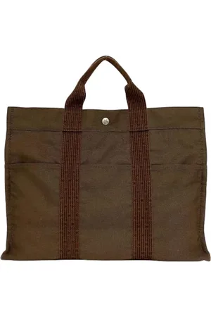 Hermès Pre-owned Tote Bags, female, , Size: ONE SIZE Pre-owned Canvas handbags