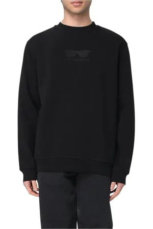 Karl Lagerfeld Sweatshirts, male, , Size: M Sunglasses Logo Sweatshirt
