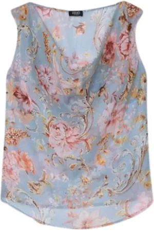 Liu Jo Sleeveless Tops, female, , Size: XS Heaven Flowery Ecs Top Blouse