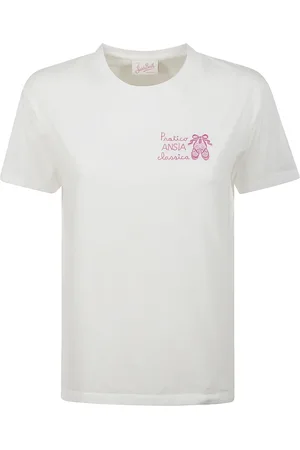 MC2 SAINT BARTH T-Shirts, female, , Size: S Short-sleeved cotton t-shirt with print