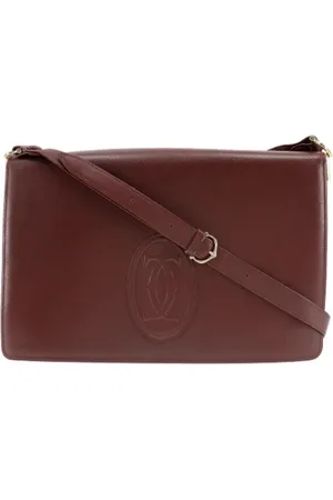 Cartier Pre-owned Cross Body Bags, female, , Size: ONE SIZE Pre-owned Leather shoulder-bags