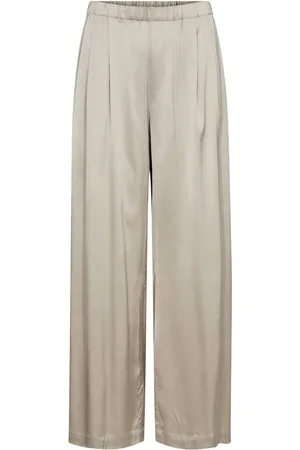 Mos Mosh Wide Trousers, female, , Size: XL Satin Pant Rita Style