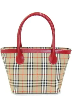 Burberry Pre-owned Tote Bags, female, , Size: ONE SIZE Pre-owned Canvas totes