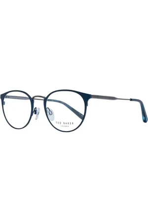 Ted Baker Glasses, male, , Size: ONE SIZE Round Metal Optical Glasses