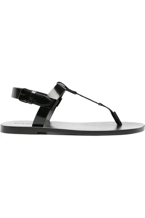 Saint Laurent Flat Sandals, male, , Size: 11 US Sandals