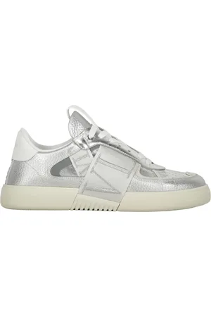 VALENTINO Sneakers, male, , Size: 11 US Low-top sneakers with fabric and suede