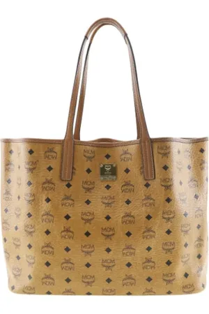 MCM Pre-owned Tote Bags, female, , Size: ONE SIZE Pre-owned Canvas shoulder-bags
