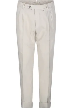 Biagio Santaniello Straight Trousers, male, , Size: XL Palatino Panna Pant