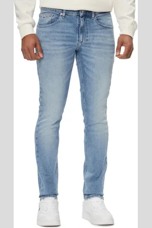 Tommy Hilfiger Skinny Jeans, male, , Size: W28 L32 Modern Slim Fit Jeans with Button and Zip Fastening