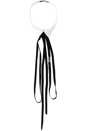 ANN DEMEULEMEESTER Accessories, male, , Size: L/XL Ribbon Collar Scarf Men