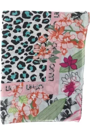 Liu Jo Scarves, female, , Size: ONE SIZE Floral Animal Print Scarf