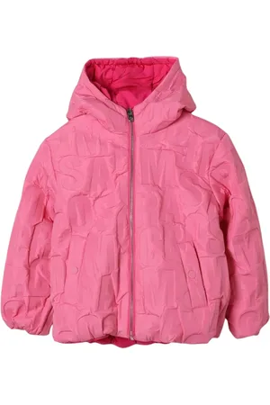 Marc Jacobs Light Jackets, unisex, , Size: 2 Y Fuchsia Quilted Puffer Jacket