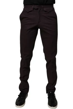 Bencivenga Slim-fit Trousers, male, , Size: S Luxurious Slim Fit Cotton Dress Pants