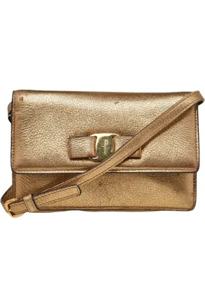 Salvatore Ferragamo Pre-owned Cross Body Bags, female, , Size: ONE SIZE Pre-owned Leather shoulder-bags