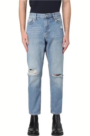Calvin Klein Slim-fit Jeans, male, , Size: W36 Distressed Jeans for Men