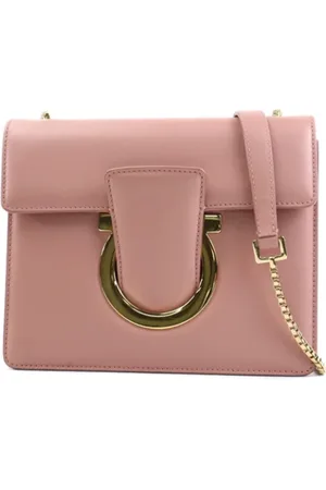 Salvatore Ferragamo Pre-owned Cross Body Bags, female, , Size: ONE SIZE Pre-owned Leather shoulder-bags