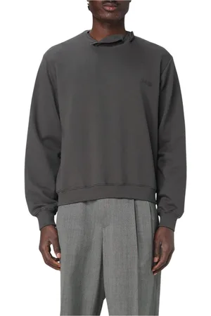 MAGLIANO Sweatshirts, male, , Size: S Grey Mock Neck Sweatshirt