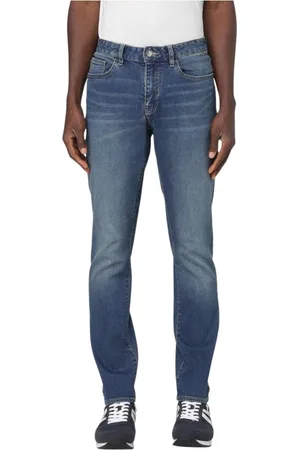 Armani Exchange Slim-fit Jeans, male, , Size: W32 Indigo Straight Leg Jeans