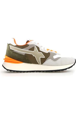 W6YZ Sneakers, male, , Size: 8 US Green Sneakers with Bold Design