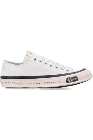 VISVIM Sneakers, male, , Size: 10 US Canvas Sneakers Ivory Ss25