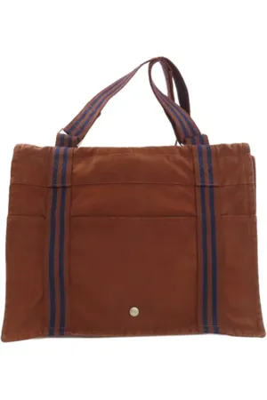 Hermès Pre-owned Cross Body Bags, female, , Size: ONE SIZE Pre-owned Canvas shoulder-bags