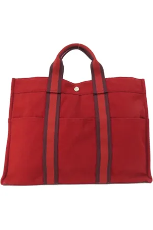 Hermès Pre-owned Tote Bags, female, , Size: ONE SIZE Pre-owned Canvas handbags