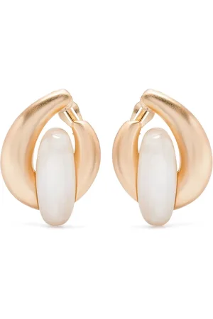 Cult Gaia Earrings, female, , Size: ONE SIZE Gold-tone Clip-On Earrings Pair