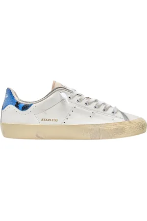 Hidnander Sneakers, male, , Size: 11 US Low-top leather sneakers with rubber toe, technical fabric tongue, python print heel