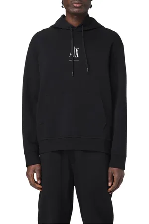 Armani Exchange Hoodies, male, , Size: L Logo Hoodie Sweatshirt