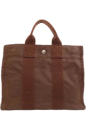 Hermès Pre-owned Tote Bags, female, , Size: ONE SIZE Pre-owned Canvas handbags