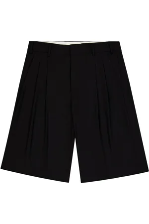 LANEUS Casual Shorts, male, , Size: M Wool Blend Bermuda Shorts