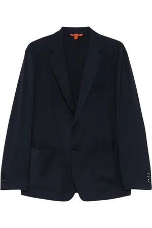 BARENA Blazers, male, , Size: XL Structured Blazer with Patch Pockets