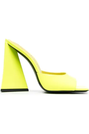 The Attico Heeled Mules, female, , Size: 7 US Slip-On Mules with High Block Heel