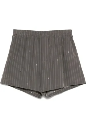 Saint Laurent Short Shorts, male, , Size: L Grey Shorts for Men