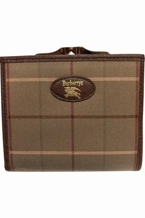Burberry Pre-owned Wallets, female, , Size: ONE SIZE Pre-owned Canvas wallets