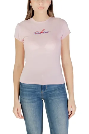Calvin Klein T-Shirts, female, , Size: XS Cotton T-Shirt