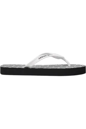 Armani Exchange Flip Flops, female, , Size: 7 US Rubber Flip Flops for Women