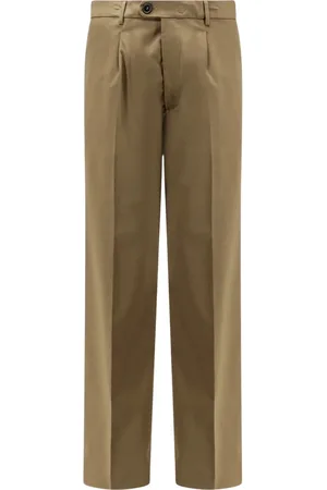 AMARANTO AMARÁNTO, Straight Trousers, male, , Size: XL Wool blend trousers with pleats and pockets